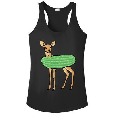 Dill Doe Funny Adult Humor Dill Pickle Deer Redneck Dill Doe Ladies PosiCharge Competitor Racerback Tank