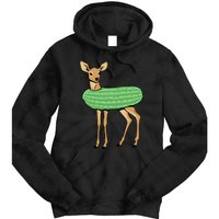 Dill Doe Funny Adult Humor Dill Pickle Deer Redneck Dill Doe Tie Dye Hoodie