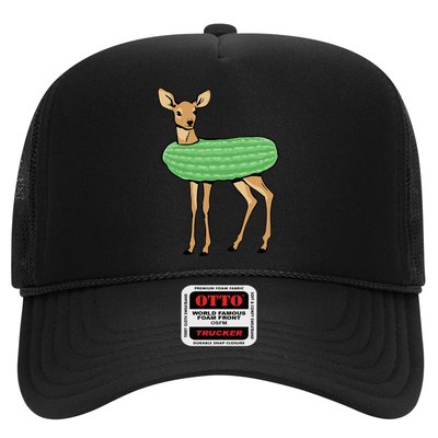 Dill Doe Funny Adult Humor Dill Pickle Deer Redneck Dill Doe Trucker Hat