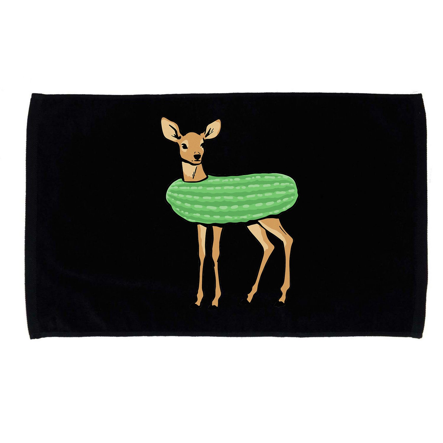 Dill Doe Funny Adult Humor Dill Pickle Deer Redneck Dill Doe Microfiber Hand Towel