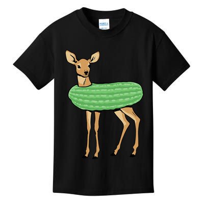 Dill Doe Funny Adult Humor Dill Pickle Deer Redneck Dill Doe Kids T-Shirt