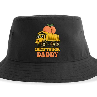 Dumptruck Daddy Funny Dad Fathers Day Sustainable Bucket Hat