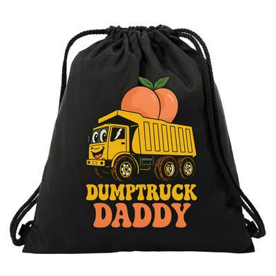 Dumptruck Daddy Funny Dad Fathers Day Drawstring Bag