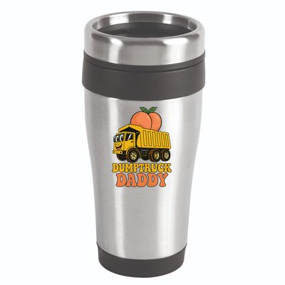 Dumptruck Daddy Funny Dad Fathers Day 16oz Travel Tumbler