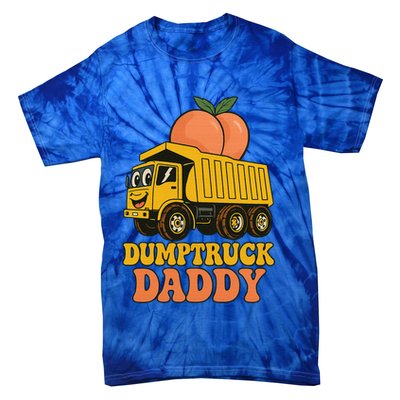 Dumptruck Daddy Funny Dad Fathers Day Tie-Dye T-Shirt