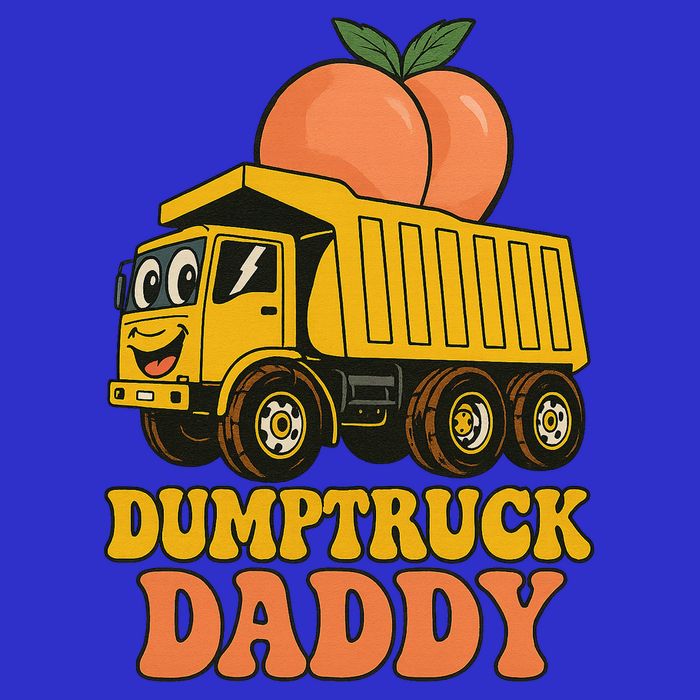 Dumptruck Daddy Funny Dad Fathers Day Visor