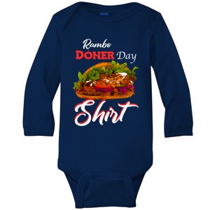 Doner Day Fan Top Fashion Kebab Tourism Cool Gift Baby Long Sleeve Bodysuit