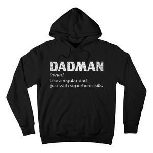 Dadman Definition For Funny Fathers Day Dad Tall Hoodie