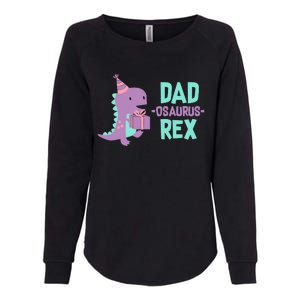 Dad Dinosaur Family Matching Birthday Girl Party Daughter Womens California Wash Sweatshirt