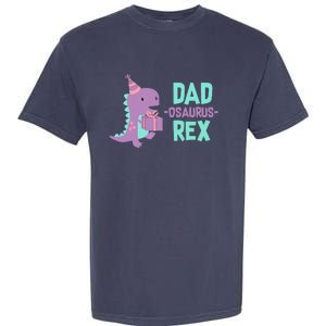 Dad Dinosaur Family Matching Birthday Girl Party Daughter Garment-Dyed Heavyweight T-Shirt