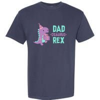 Dad Dinosaur Family Matching Birthday Girl Party Daughter Garment-Dyed Heavyweight T-Shirt