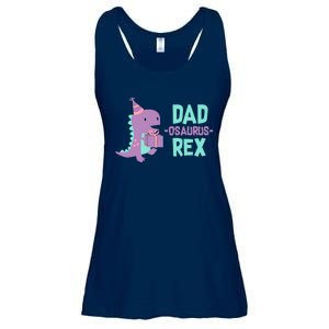 Dad Dinosaur Family Matching Birthday Girl Party Daughter Ladies Essential Flowy Tank