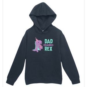 Dad Dinosaur Family Matching Birthday Girl Party Daughter Urban Pullover Hoodie