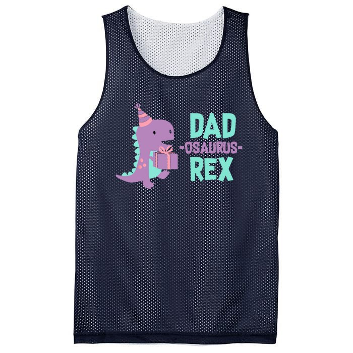 Dad Dinosaur Family Matching Birthday Girl Party Daughter Mesh Reversible Basketball Jersey Tank