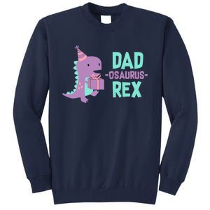 Dad Dinosaur Family Matching Birthday Girl Party Daughter Tall Sweatshirt