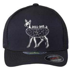 Dill Doe Funny Inappropriate Party Naughty Reindeer She Flexfit Unipanel Trucker Cap