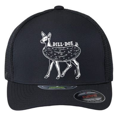 Dill Doe Funny Inappropriate Party Naughty Reindeer She Flexfit Unipanel Trucker Cap