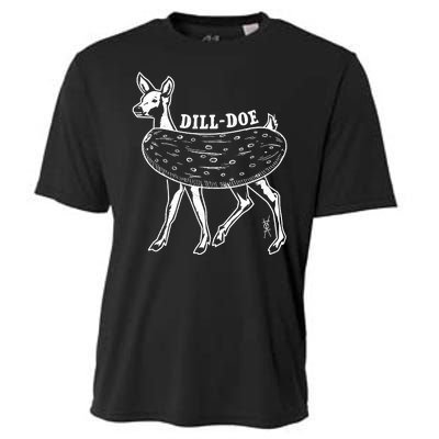 Dill Doe Funny Inappropriate Party Naughty Reindeer She Cooling Performance Crew T-Shirt