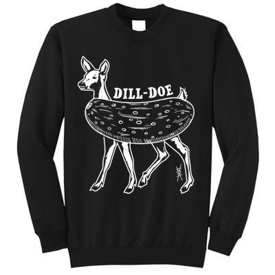 Dill Doe Funny Inappropriate Party Naughty Reindeer She Sweatshirt