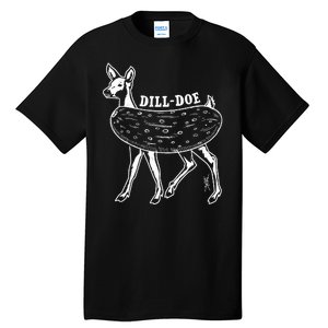 Dill Doe Funny Inappropriate Party Naughty Reindeer She Tall T-Shirt