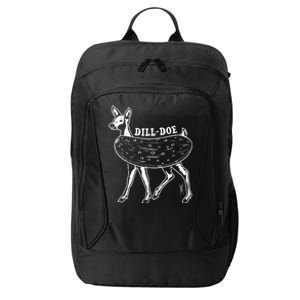 Dill Doe Funny Inappropriate Party Naughty Reindeer She City Backpack