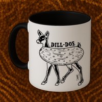 Dill Doe Funny Inappropriate Party Naughty Reindeer She Mug