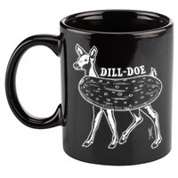 Dill Doe Funny Inappropriate Party Naughty Reindeer She 11oz C Handle Ceramic Mug