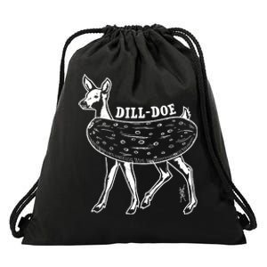 Dill Doe Funny Inappropriate Party Naughty Reindeer She Drawstring Bag