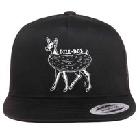Dill Doe Funny Inappropriate Party Naughty Reindeer She Flatbill Hat