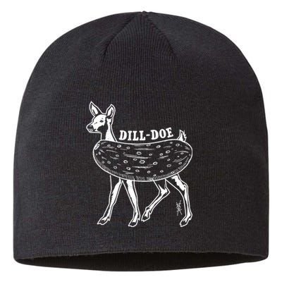 Dill Doe Funny Inappropriate Party Naughty Reindeer She Sustainable Beanie