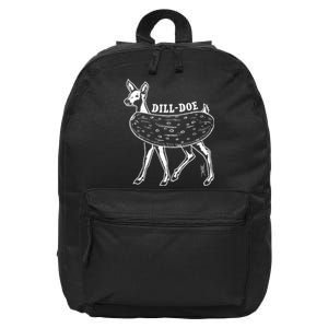 Dill Doe Funny Inappropriate Party Naughty Reindeer She 16 in Basic Backpack