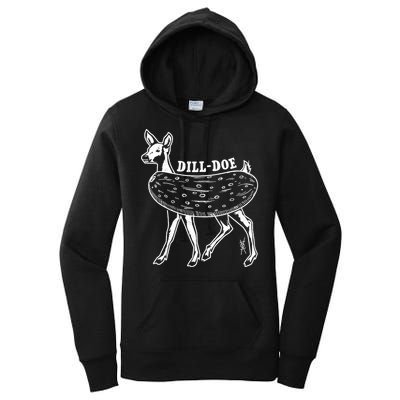 Dill Doe Funny Inappropriate Party Naughty Reindeer She Women's Pullover Hoodie