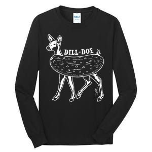 Dill Doe Funny Inappropriate Party Naughty Reindeer She Tall Long Sleeve T-Shirt