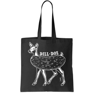 Dill Doe Funny Inappropriate Party Naughty Reindeer She Tote Bag