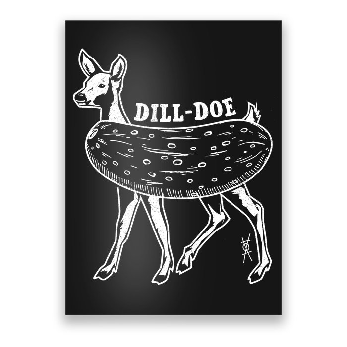 Dill Doe Funny Inappropriate Party Naughty Reindeer She Poster