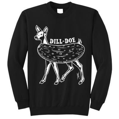 Dill Doe Funny Inappropriate Party Naughty Reindeer She Tall Sweatshirt