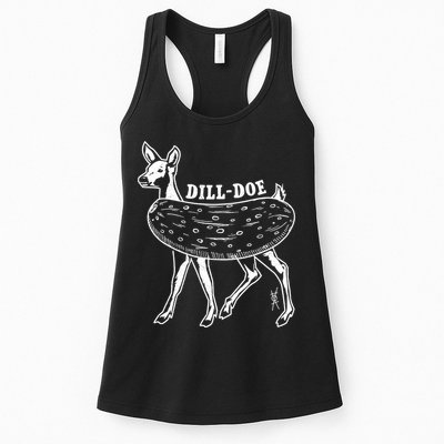 Dill Doe Funny Inappropriate Party Naughty Reindeer She Womens Tank Top
