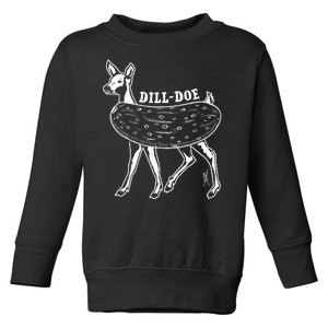 Dill Doe Funny Inappropriate Party Naughty Reindeer She Toddler Sweatshirt