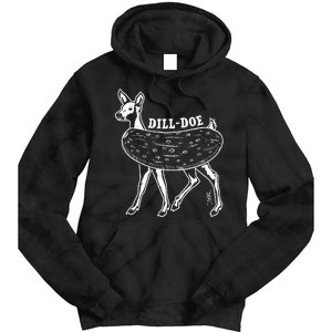 Dill Doe Funny Inappropriate Party Naughty Reindeer She Tie Dye Hoodie