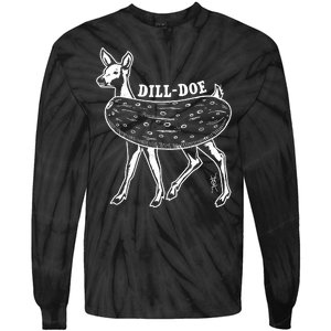 Dill Doe Funny Inappropriate Party Naughty Reindeer She Tie-Dye Long Sleeve Shirt