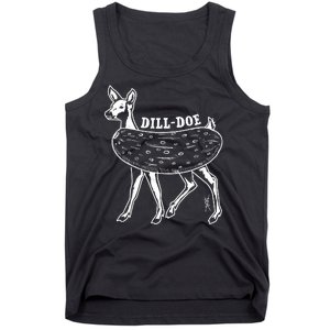 Dill Doe Funny Inappropriate Party Naughty Reindeer She Tank Top