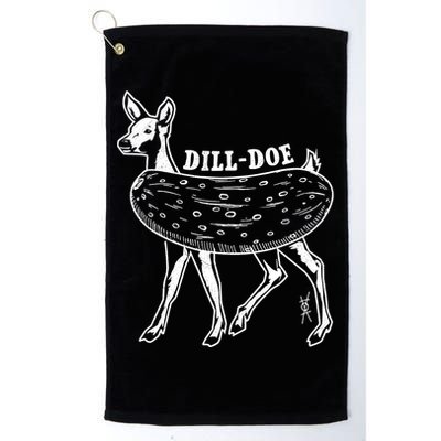 Dill Doe Funny Inappropriate Party Naughty Reindeer She Golf Towel