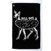 Dill Doe Funny Inappropriate Party Naughty Reindeer She Golf Towel