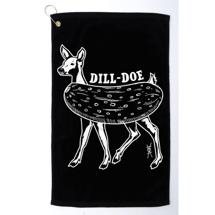 Dill Doe Funny Inappropriate Party Naughty Reindeer She Golf Towel