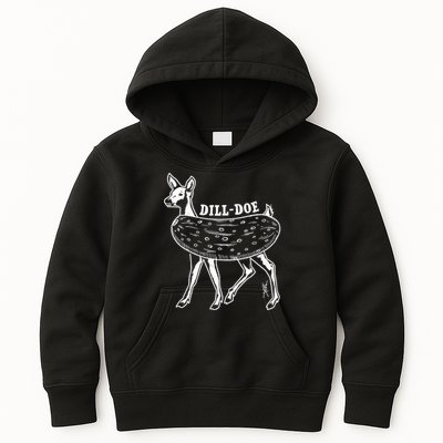 Dill Doe Funny Inappropriate Party Naughty Reindeer She Kids Hoodie