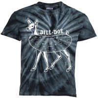 Dill Doe Funny Inappropriate Party Naughty Reindeer She Kids Tie-Dye T-Shirt