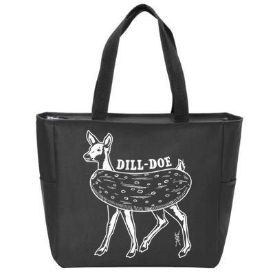 Dill Doe Funny Inappropriate Party Naughty Reindeer She Zip Tote Bag