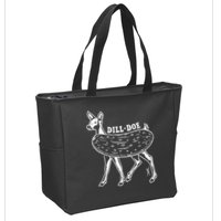Dill Doe Funny Inappropriate Party Naughty Reindeer She Zip Tote Bag