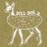 Dill Doe Funny Inappropriate Party Naughty Reindeer She Garment-Dyed Women's Muscle Tee