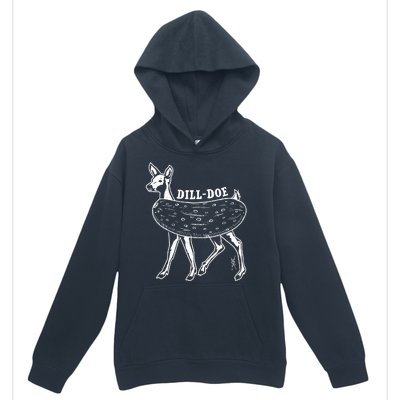 Dill Doe Funny Inappropriate Party Naughty Reindeer She Urban Pullover Hoodie